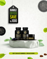 Buy 2 Shilajit Gummies + 1 Shilajit Resin