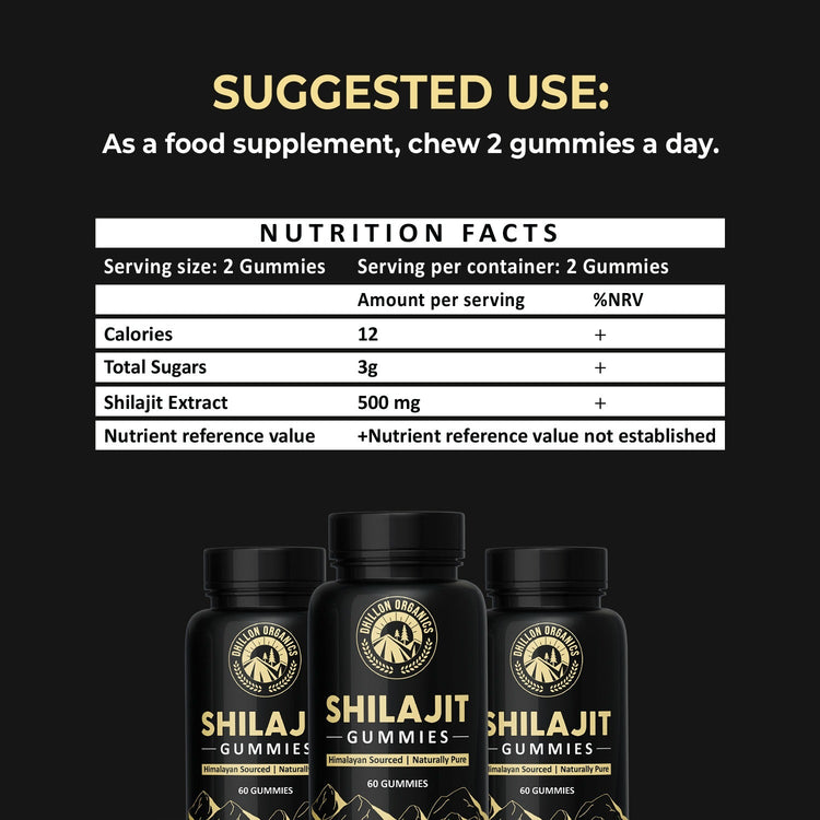Shilajit Gummies - Dhillon Organics